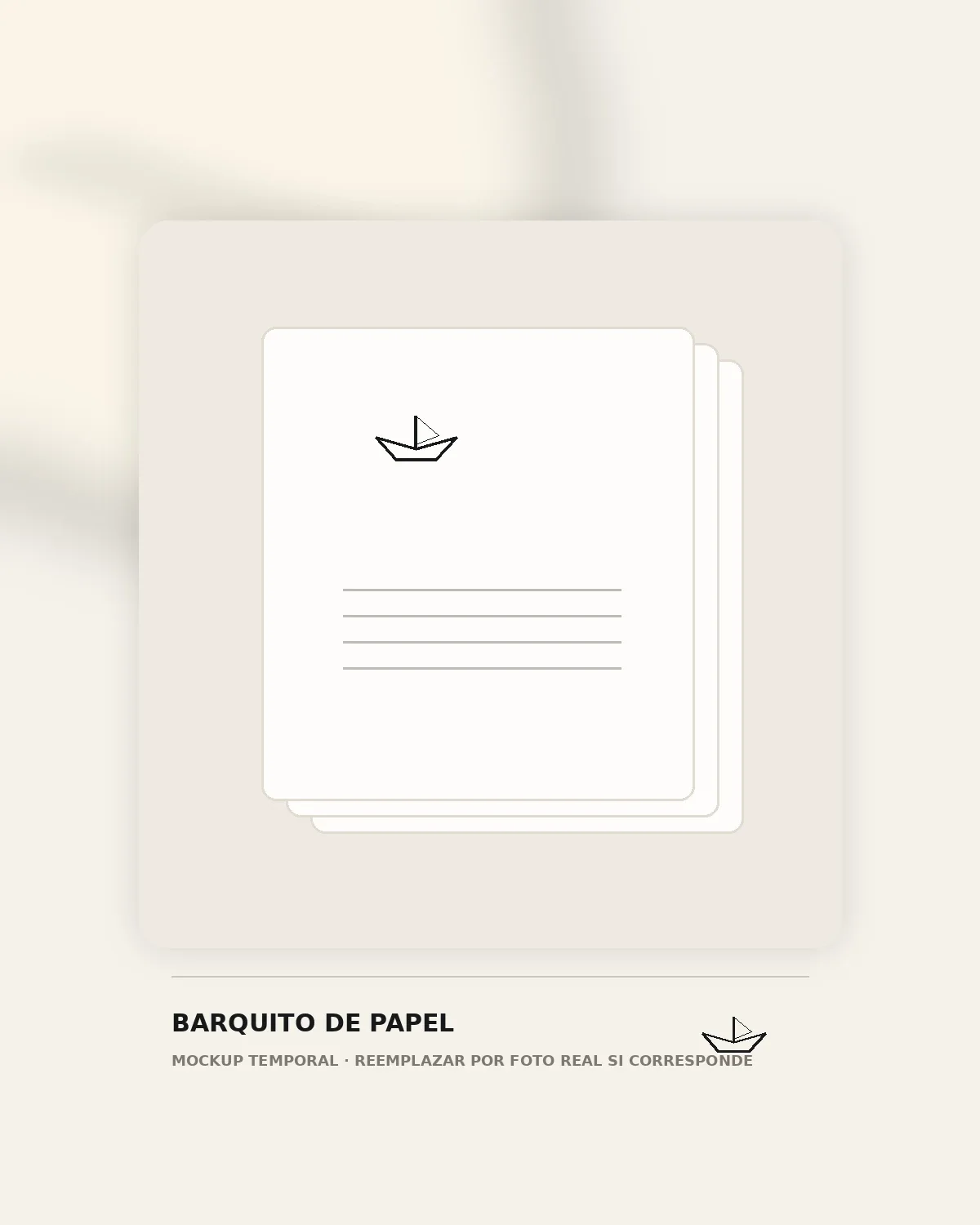Flyers — Barquito de Papel