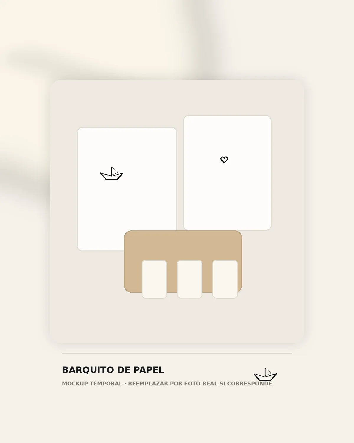 Kit imprimible para eventos — Barquito de Papel