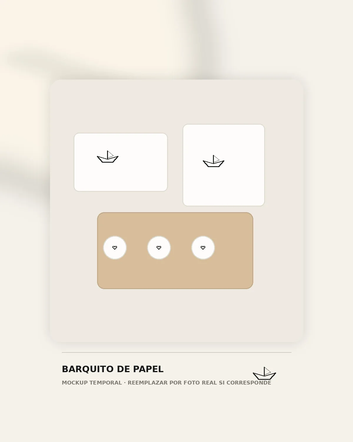 Kit de papelería para emprendimientos — Barquito de Papel