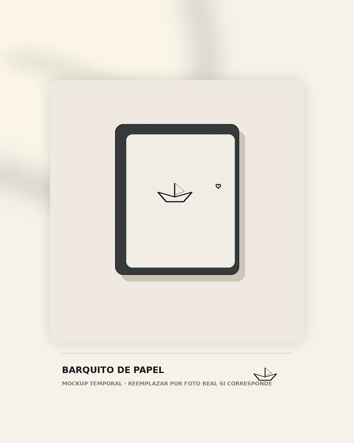Libretas personalizadas — Barquito de Papel